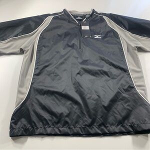 Mizuno Baseball Batting Jacket Adult Small Black